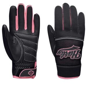 Women’s Harley Davidson Riding Gloves from the Pink Label Size S